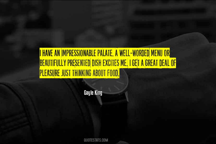Food Pleasure Quotes #514590