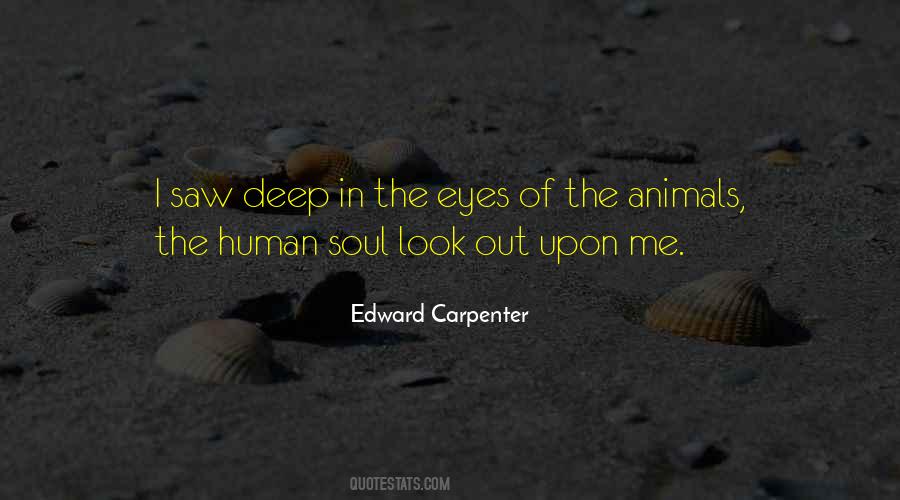 When I Look Into The Eyes Of An Animal Quotes #1465334
