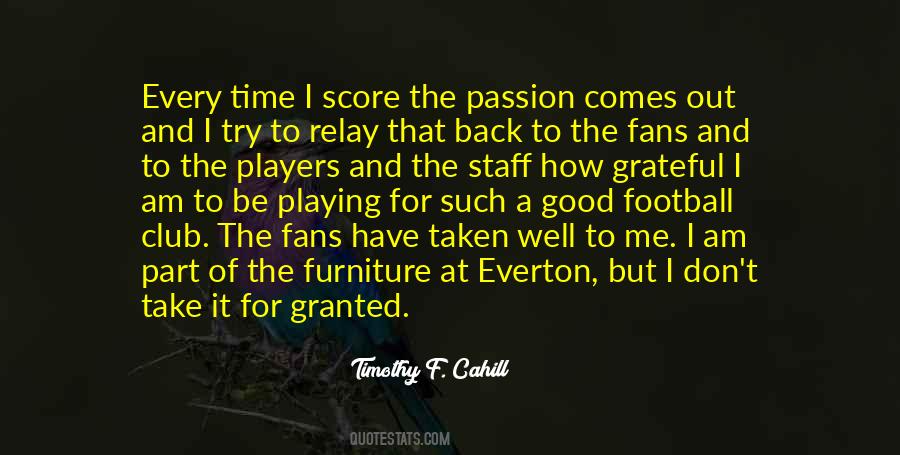 Passion For Football Quotes #1840686
