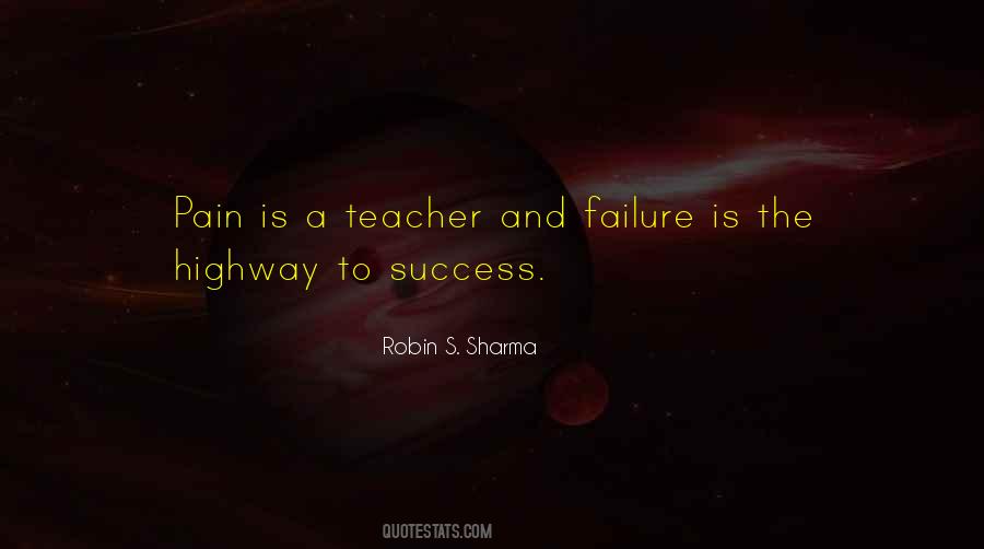 Pain Success Quotes #791947