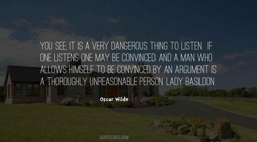 Dangerous Thing Quotes #1749226