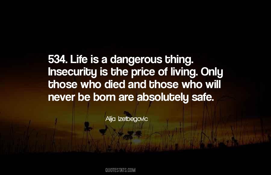 Dangerous Thing Quotes #1795452