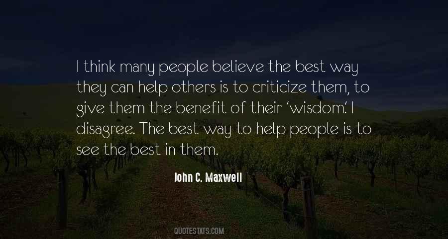 Quotes About Helping Others People #576628