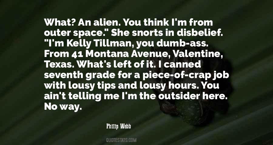 No Space For You Quotes #1589829