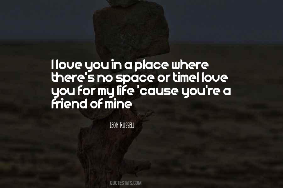 No Space For You Quotes #1849283