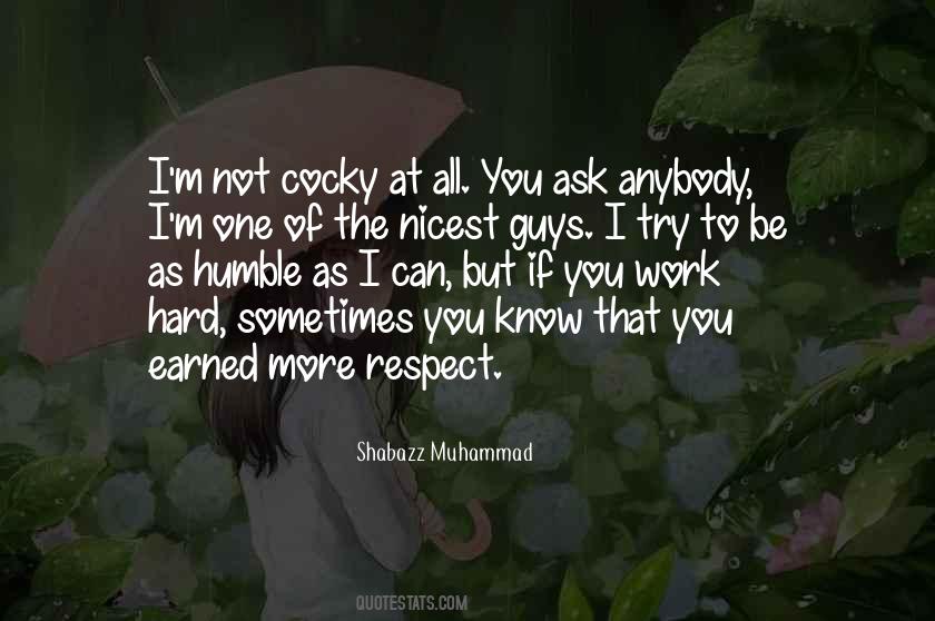 Humble Respect Quotes #159468