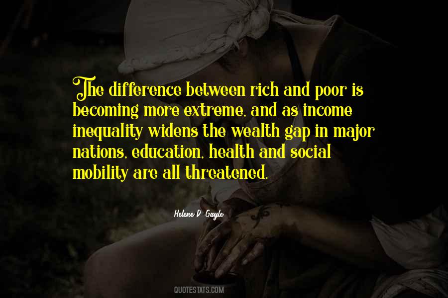 Quotes About Income Gap #1675660