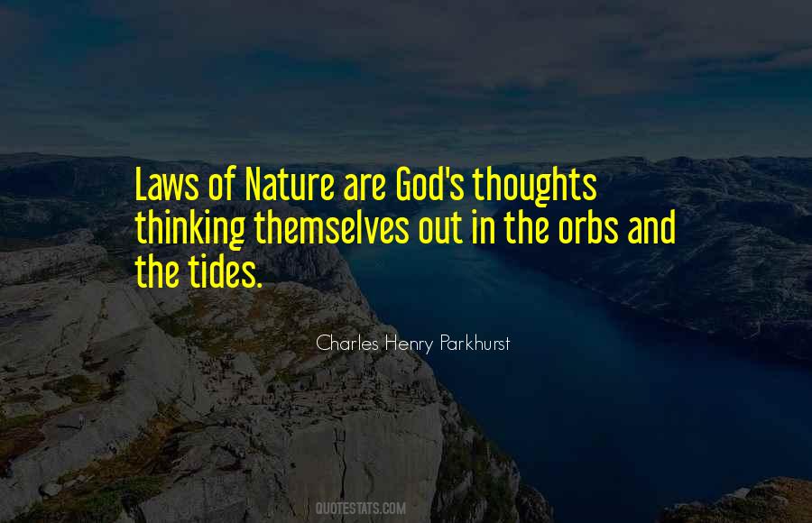 Nature Thoughts Quotes #1336949