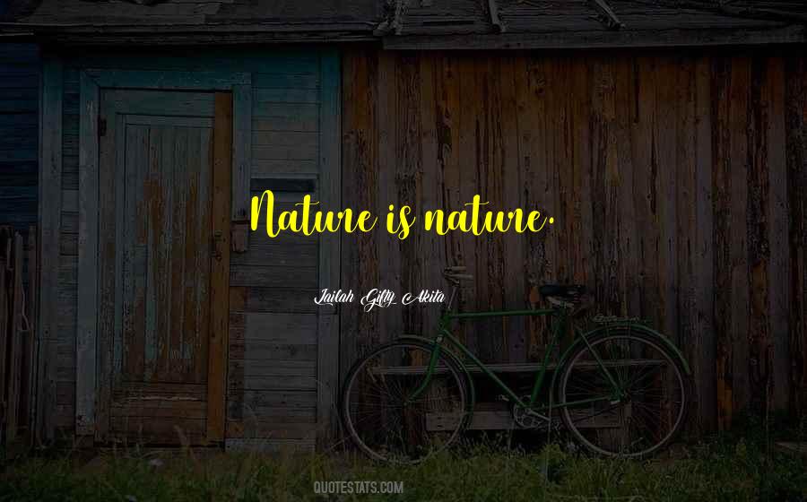 Nature Thoughts Quotes #190679