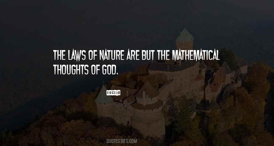 Nature Thoughts Quotes #210234