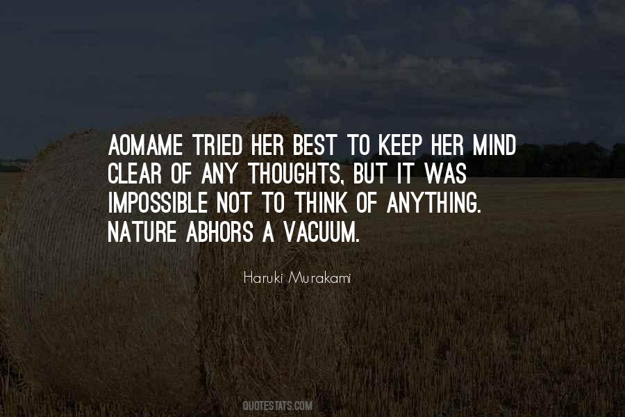 Nature Thoughts Quotes #841850
