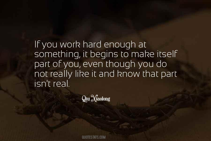 Real Hard Work Quotes #1162736