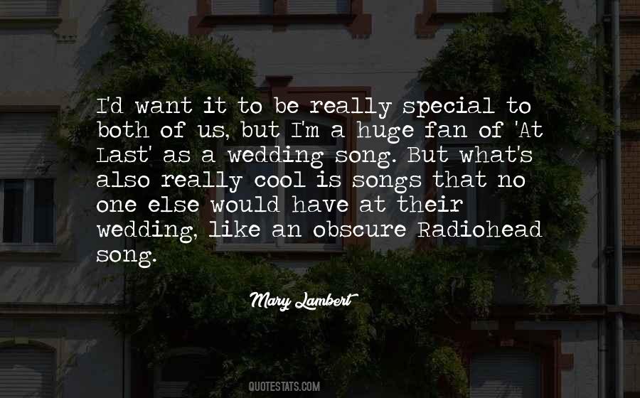 Special Song Quotes #447835