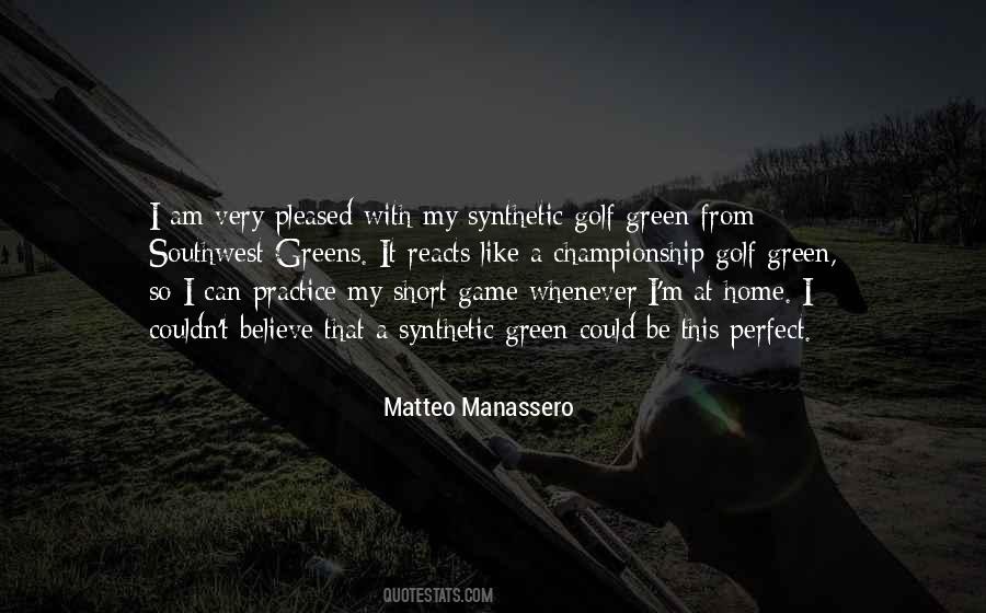 Quotes About Golf Greens #129797