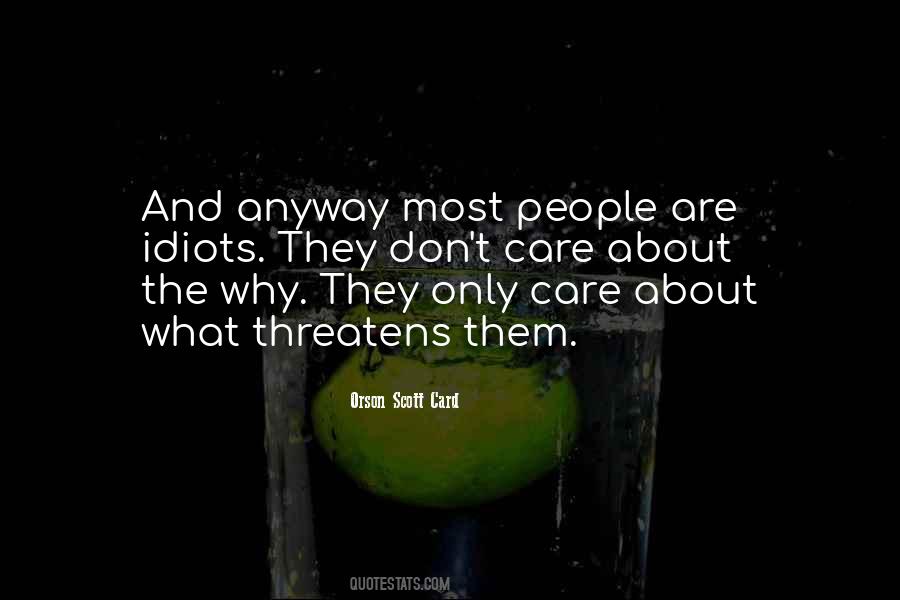 Why Care Quotes #1200173