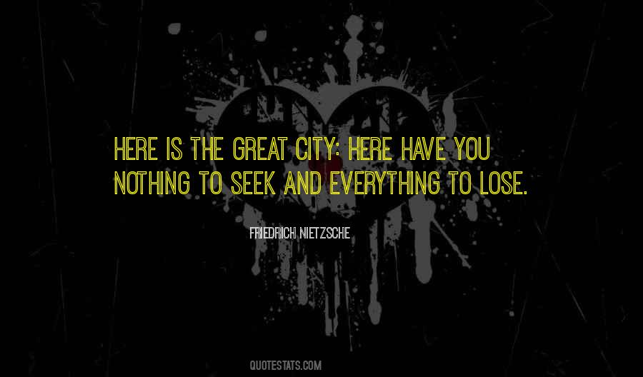 Great City Quotes #1246527