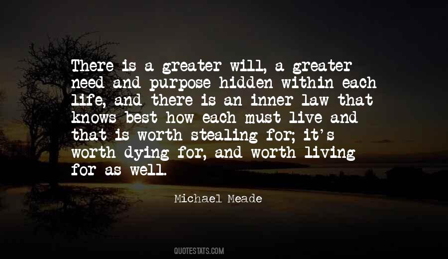Living Purpose Quotes #1207656
