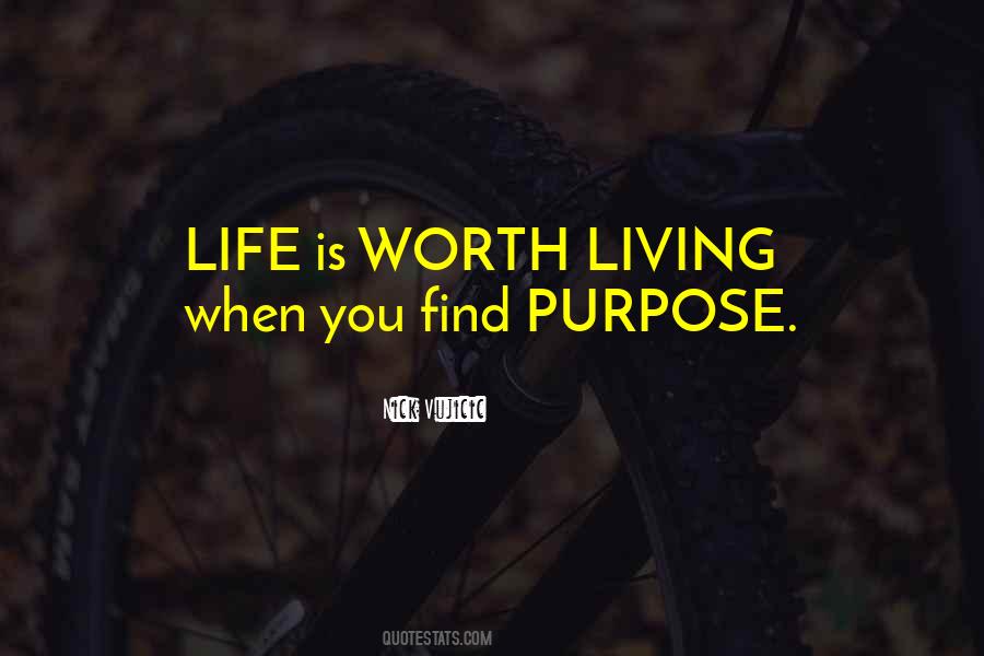 Living Purpose Quotes #1468235