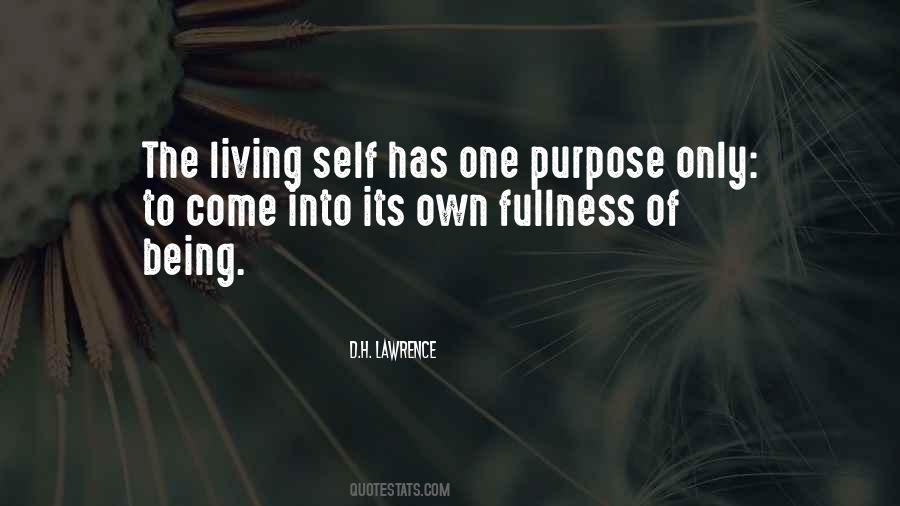 Living Purpose Quotes #1856398
