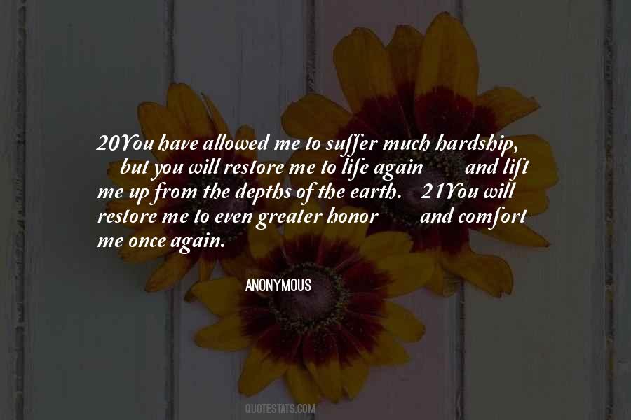 Hardship Life Quotes #1411464