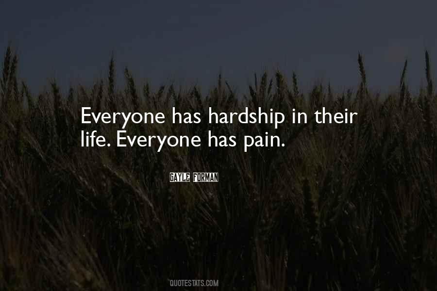Hardship Life Quotes #507504