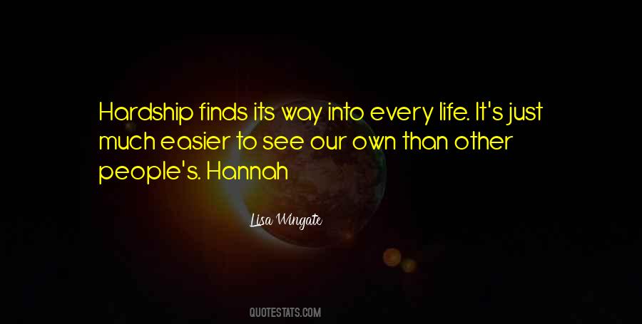 Hardship Life Quotes #824209