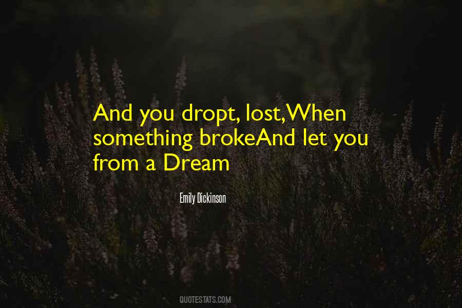 Dream Lost Quotes #1197215