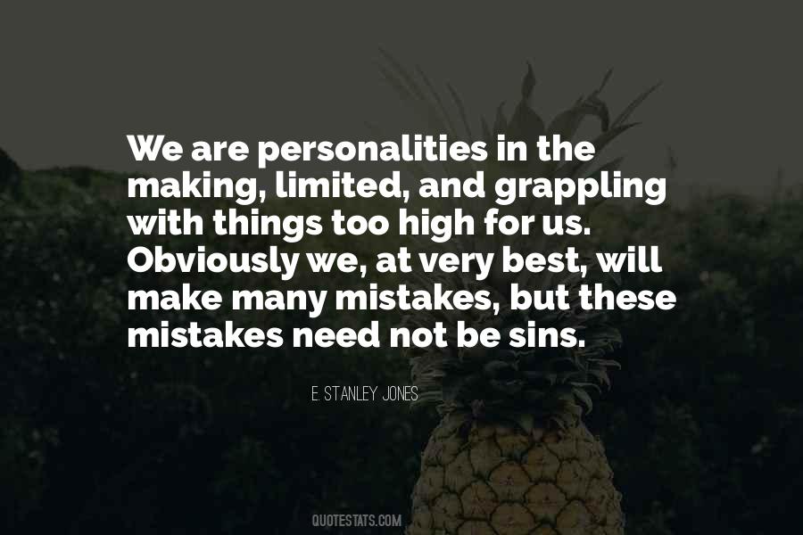 Too Many Mistakes Quotes #1561943