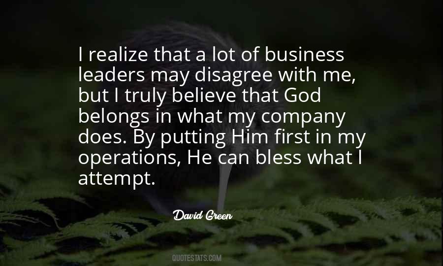 Quotes About Business With God #1044657