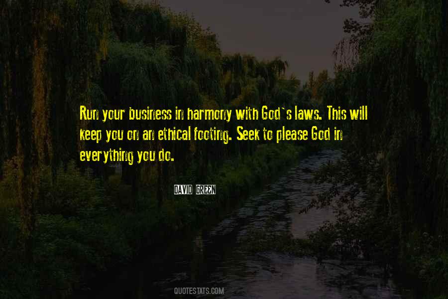 Quotes About Business With God #804108