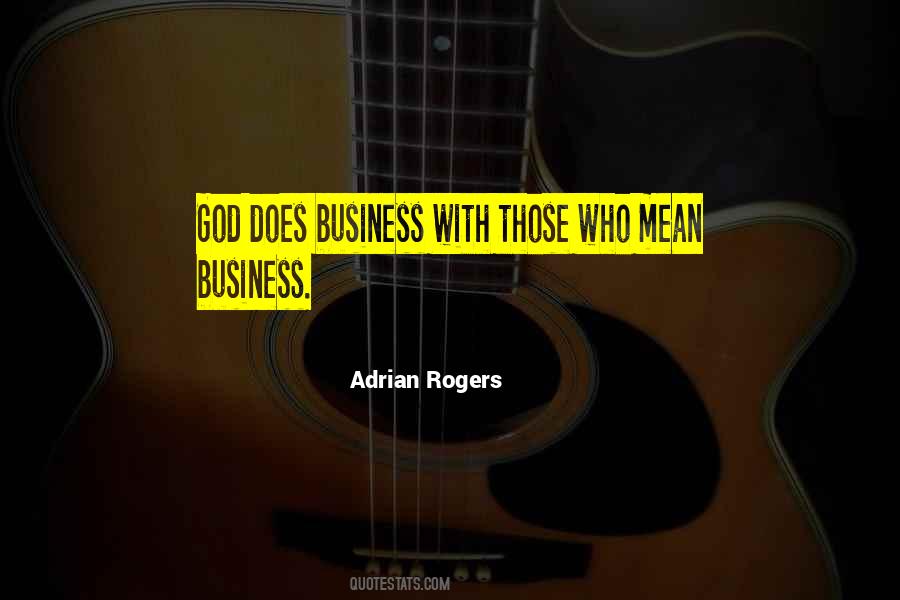 Quotes About Business With God #87250