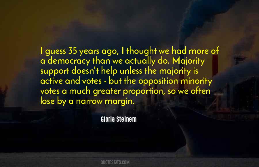 Democracy Minority Quotes #472841