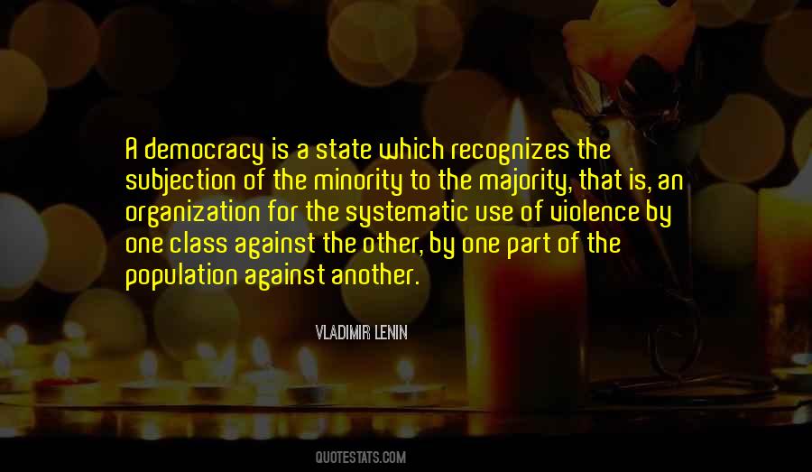 Democracy Minority Quotes #564667