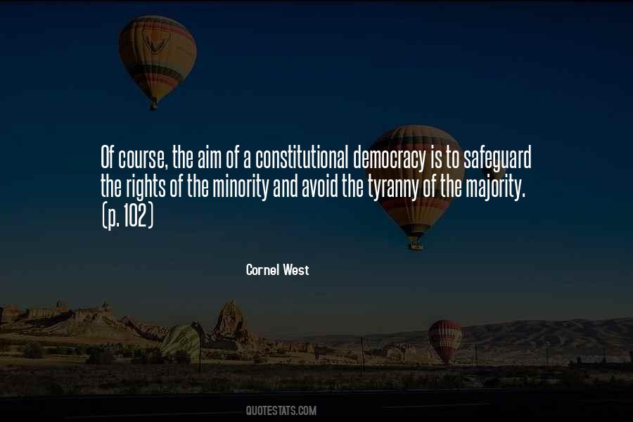 Democracy Minority Quotes #767900