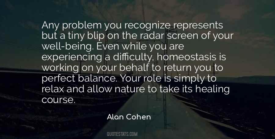 Balance Nature Quotes #1547367