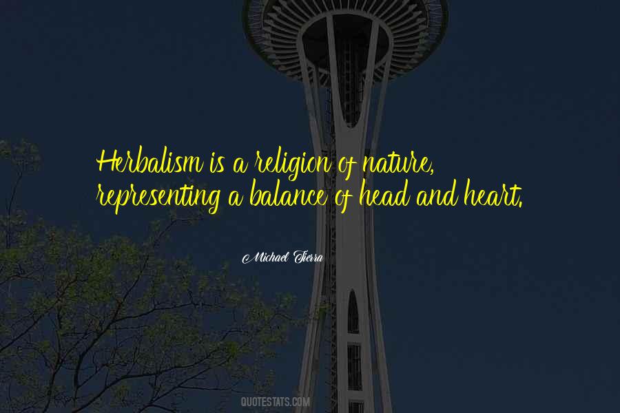 Balance Nature Quotes #1623010
