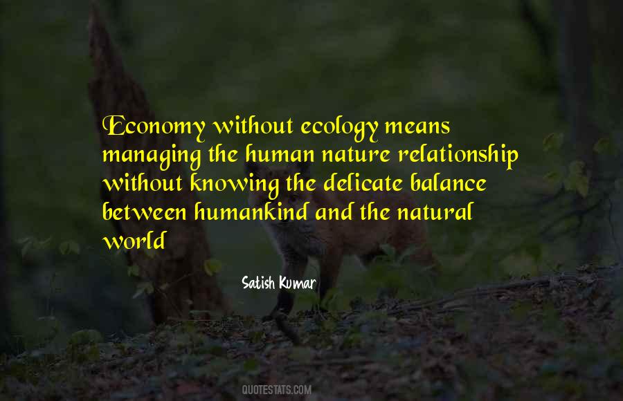 Balance Nature Quotes #190598