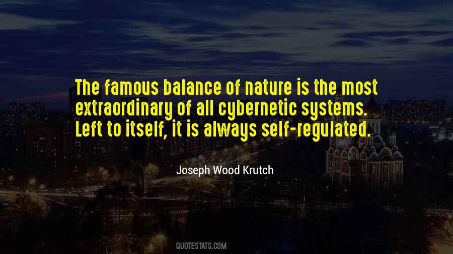 Balance Nature Quotes #233958