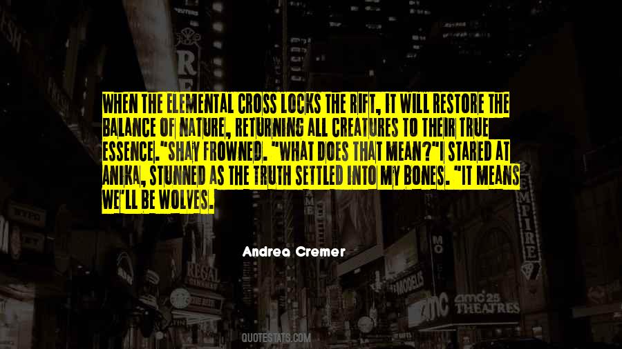 Balance Nature Quotes #489978