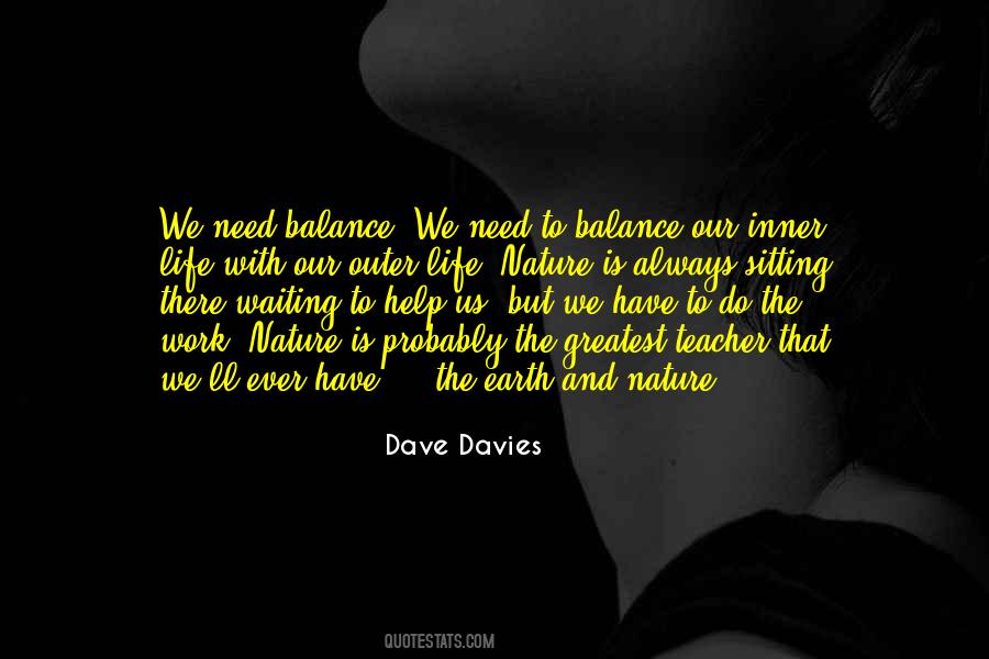 Balance Nature Quotes #94572
