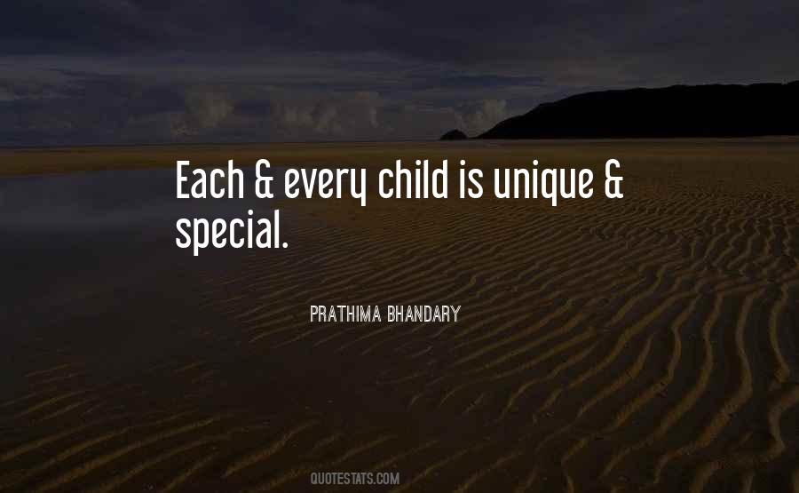 Every Child Is Unique Quotes #999168