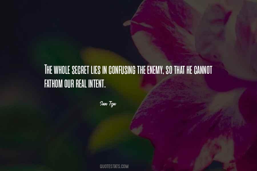 Secret Enemy Quotes #610573