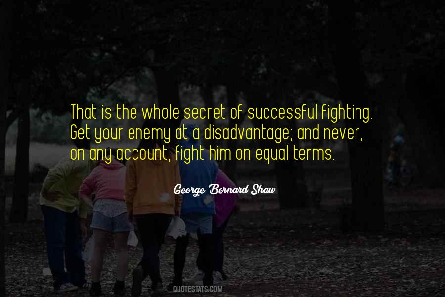 Secret Enemy Quotes #947676