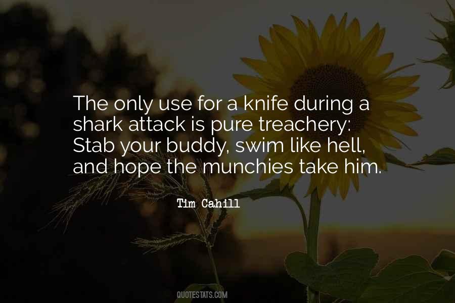 Stab A Knife Quotes #46615