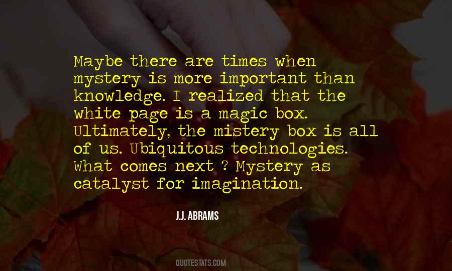 Mystery Box Quotes #1514304