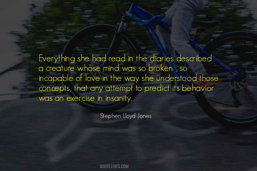 Quotes About Incapable Of Love #1169483