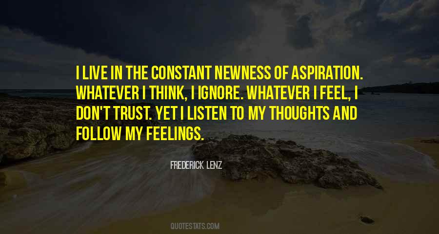 Feel The Feelings Quotes #1043977