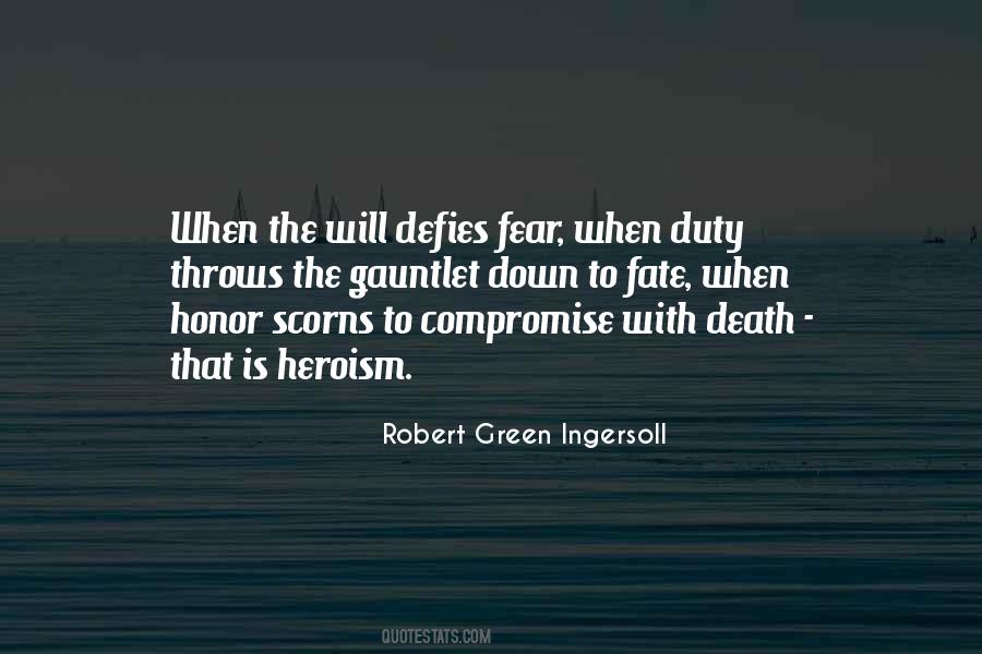 Death With Honor Quotes #1467436