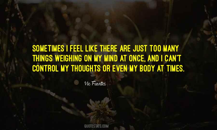 Body Control Quotes #350563