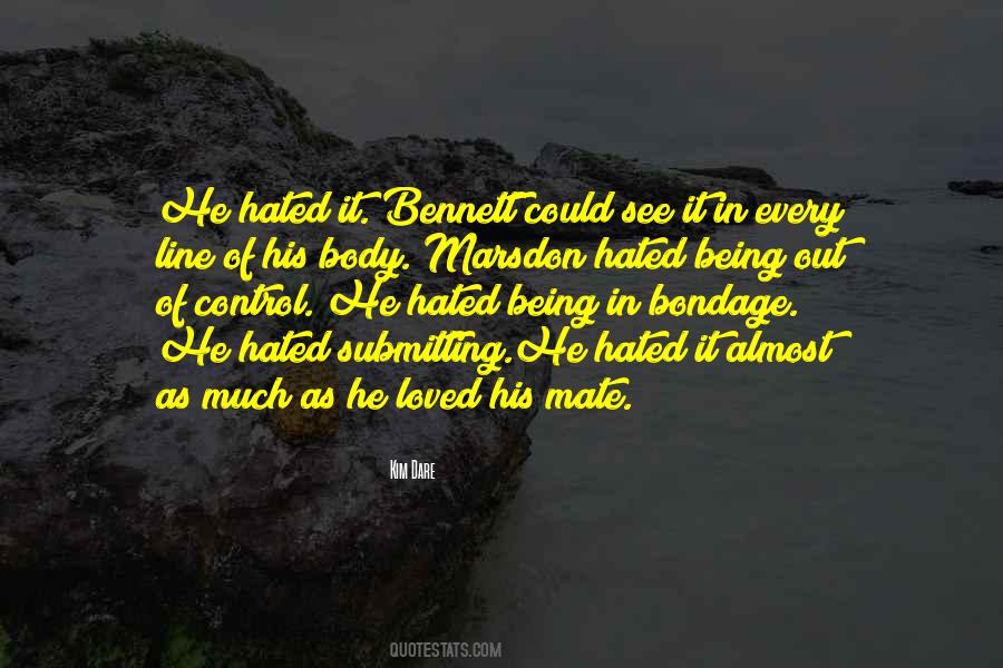 Body Control Quotes #851437